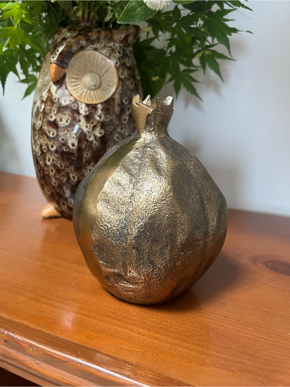 Ashland Metallic Gold Weathered Pomegranate Vase